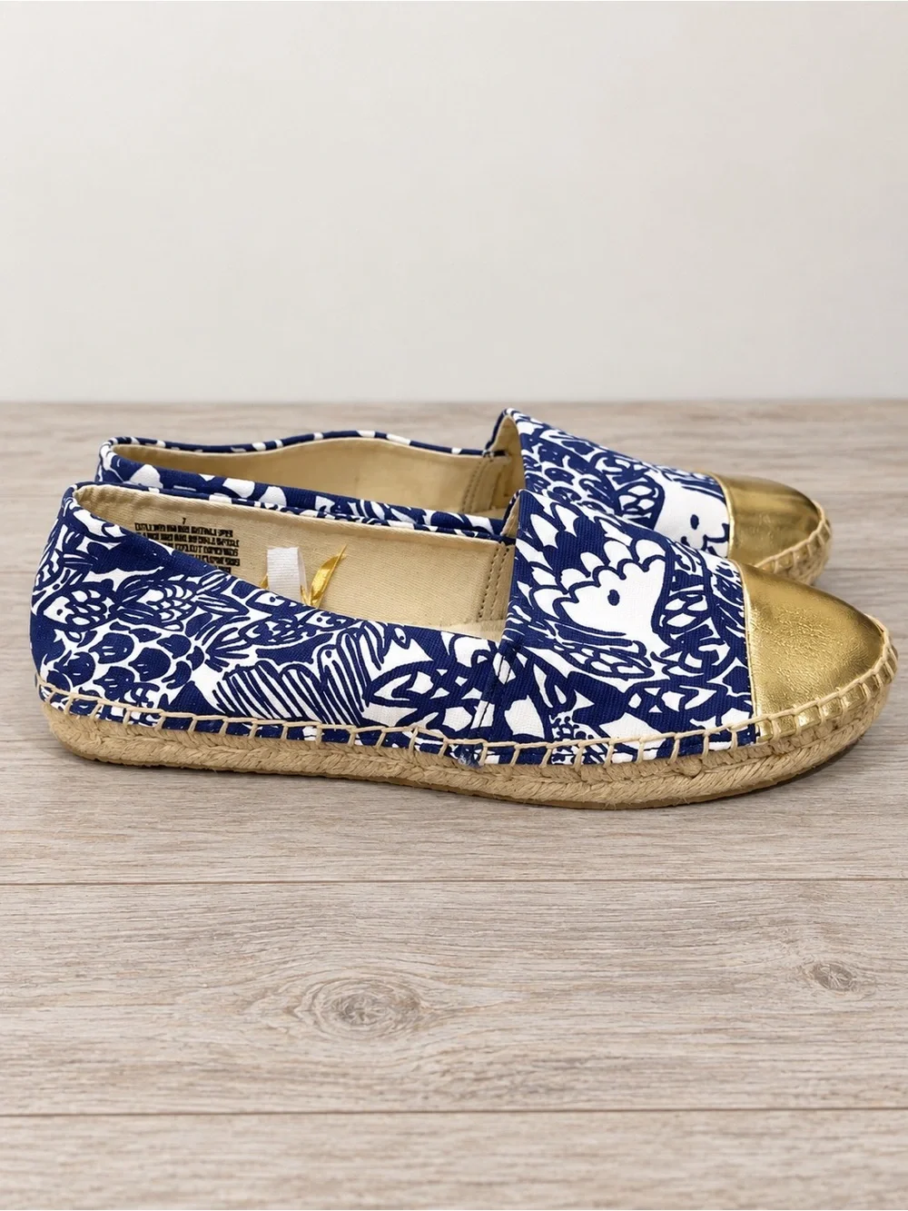 NWT Lilly Pulitzer X Target Espadrille Flats Upstream Print Women’s Size 7